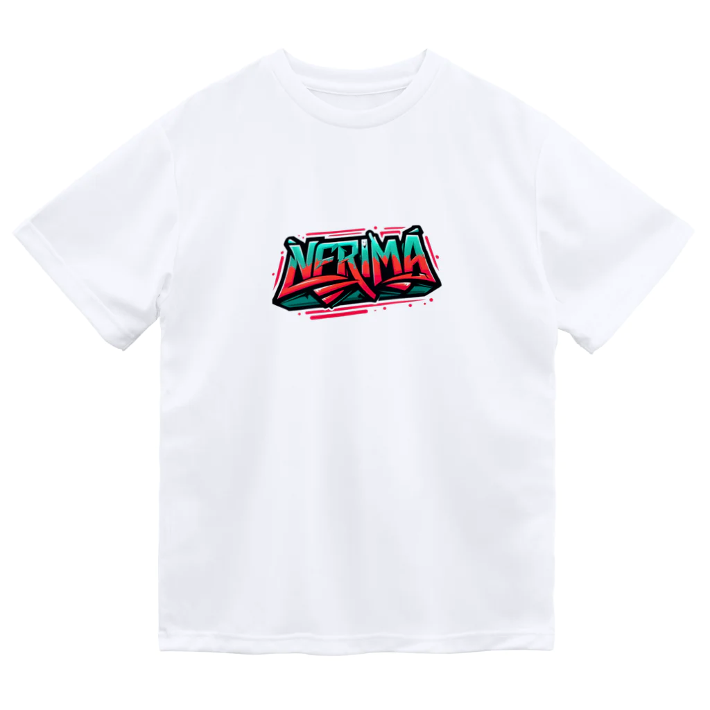 ore-journalのHipHopのグラフィティのロゴ「NERIMA(練馬)」 Dry T-Shirt