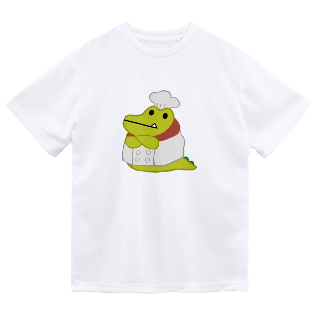 わりとせまいショップのblobwani（シェフ） ドライTシャツ