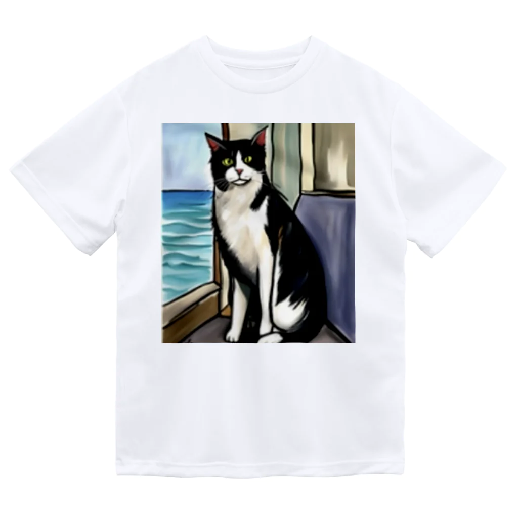 Ppit8の旅する猫 Dry T-Shirt