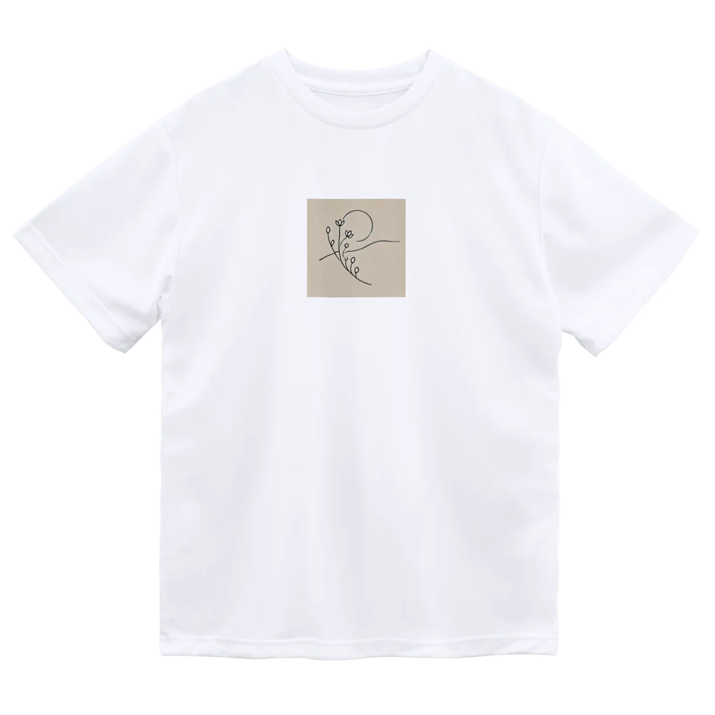 Goyaのミニマルフラワー ドライTシャツ