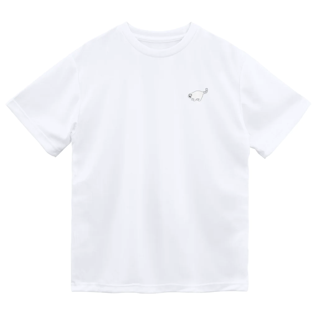 アルパカざえもんショップのマヌルネコシルエット(ドライTシャツ) Dry T-Shirt