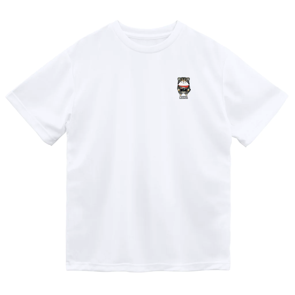 アルパカざえもんショップのマヌルネコ(レンくん・ドライTシャツ) Dry T-Shirt