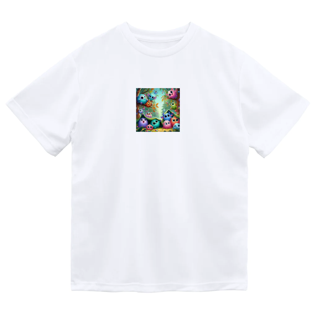 mi305090509_のほっこりまんまるちびモンスター ドライTシャツ