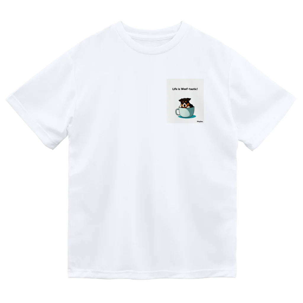 MugZooの【MugZoo】シリーズ #03 ワンちゃん ドライTシャツ