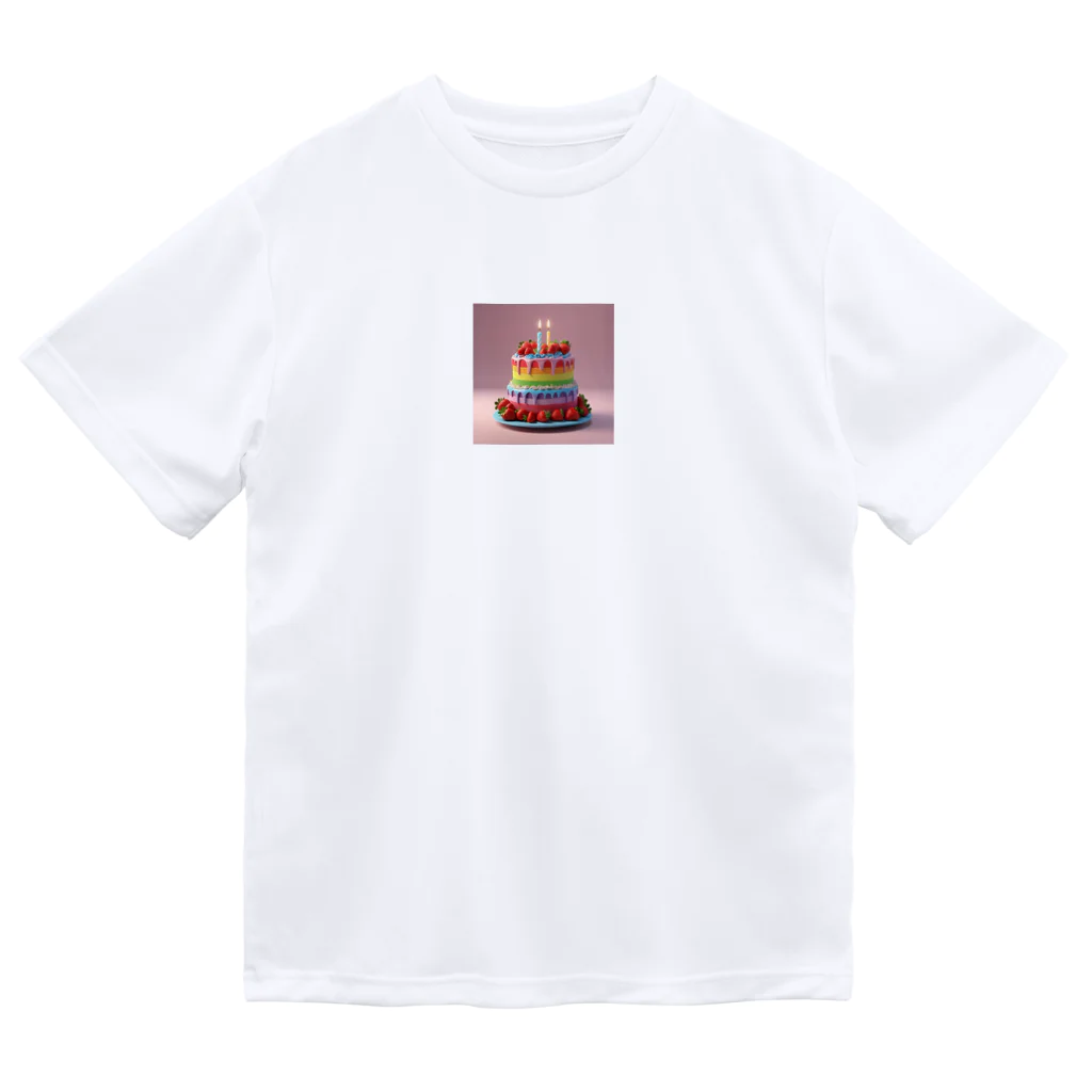 さくまドロップスのレインボーケーキ ドライTシャツ