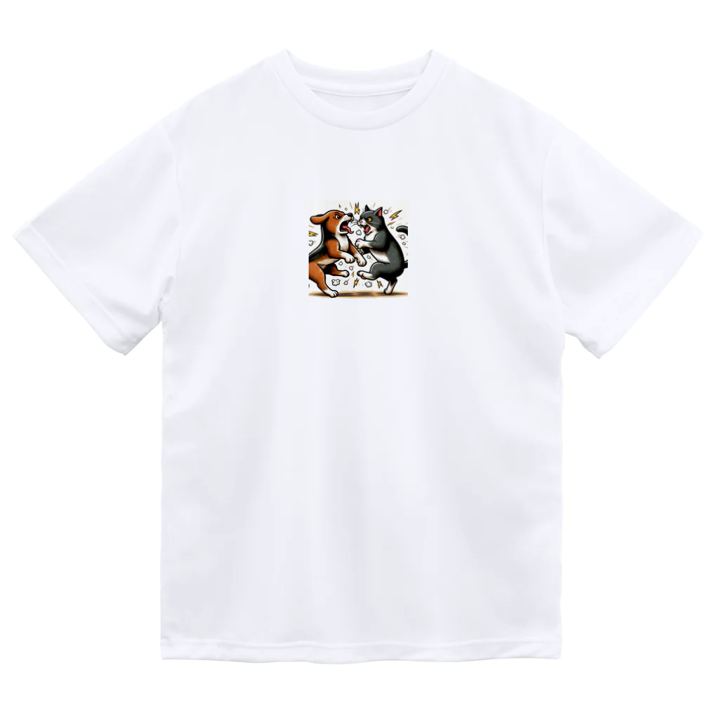 39キリリンの犬猿の仲 Dry T-Shirt