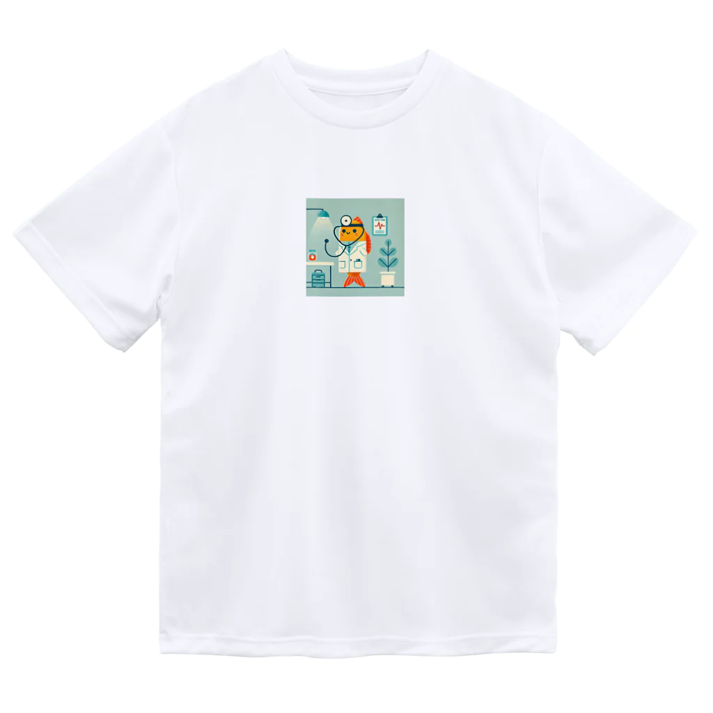 海の幸のドクターフィッシュ医師 Dry T-Shirt