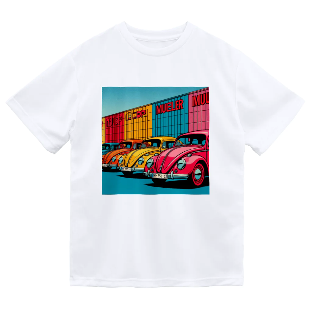 aircooled3のレトロポップなワーゲン ドライTシャツ