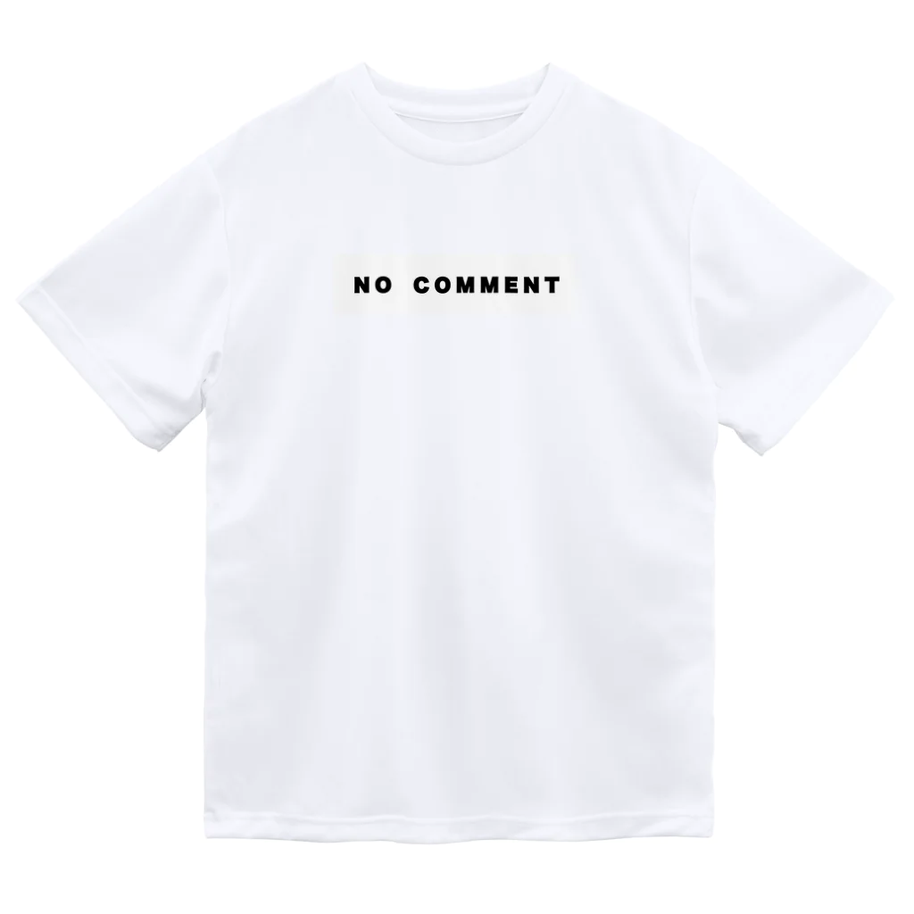 micyorina shopのmicyorina 「NO COMMENT」logo Dry T-Shirt