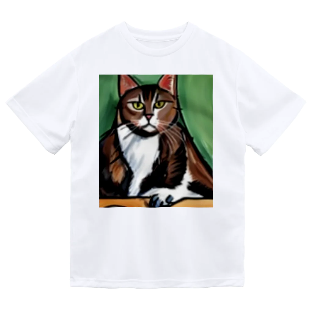 Ppit8のどっしりかまえる猫ちゃん Dry T-Shirt