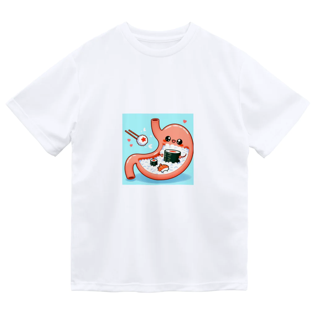 mikan_juiceのただいま消化中胃袋tシャツ Dry T-Shirt