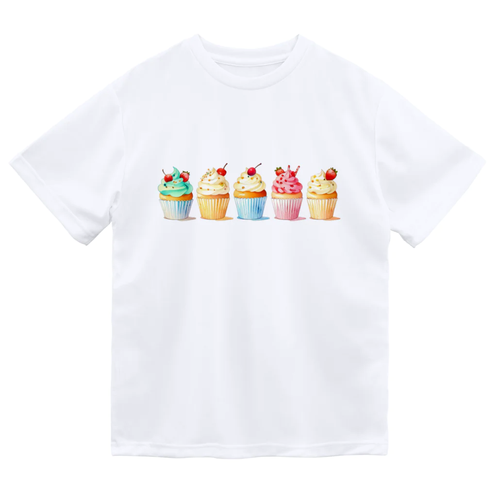 AMA14のカラフルなカップケーキ🧁 Dry T-Shirt