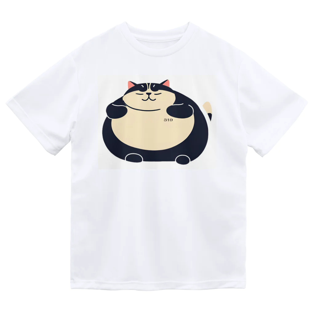 miykun319の319ふうせん猫 Dry T-Shirt