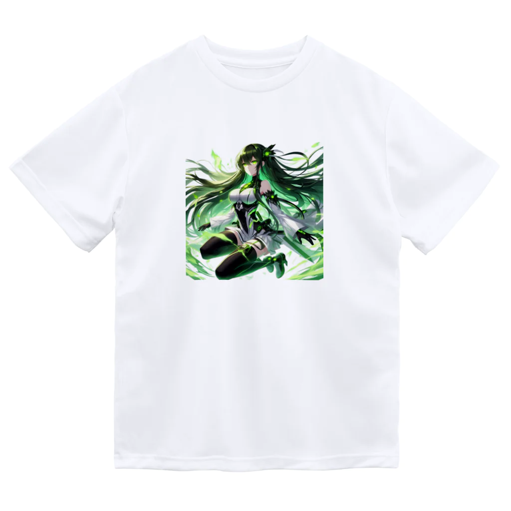 ryo-ishの碧の髪の少女 Dry T-Shirt