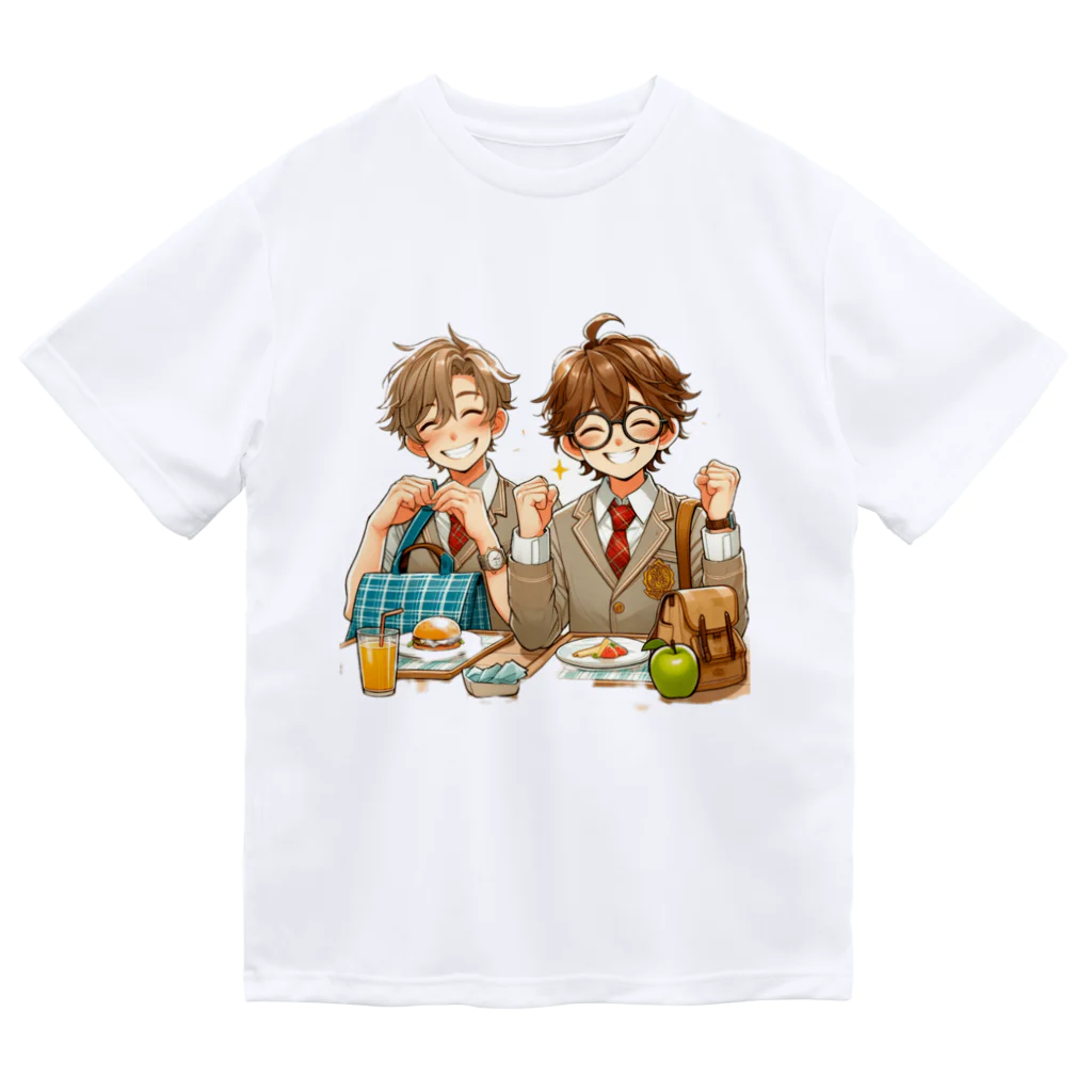 可愛い男の子イラスト販売所　By,keicyanの男の子　中学1年生　ランチタイム ドライTシャツ