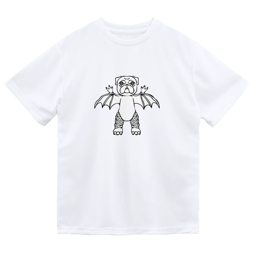 へっぽこデザインの大怪獣パグラ Dry T-Shirt