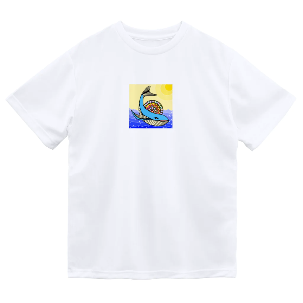 Yomi09のカラフルクジラ Dry T-Shirt