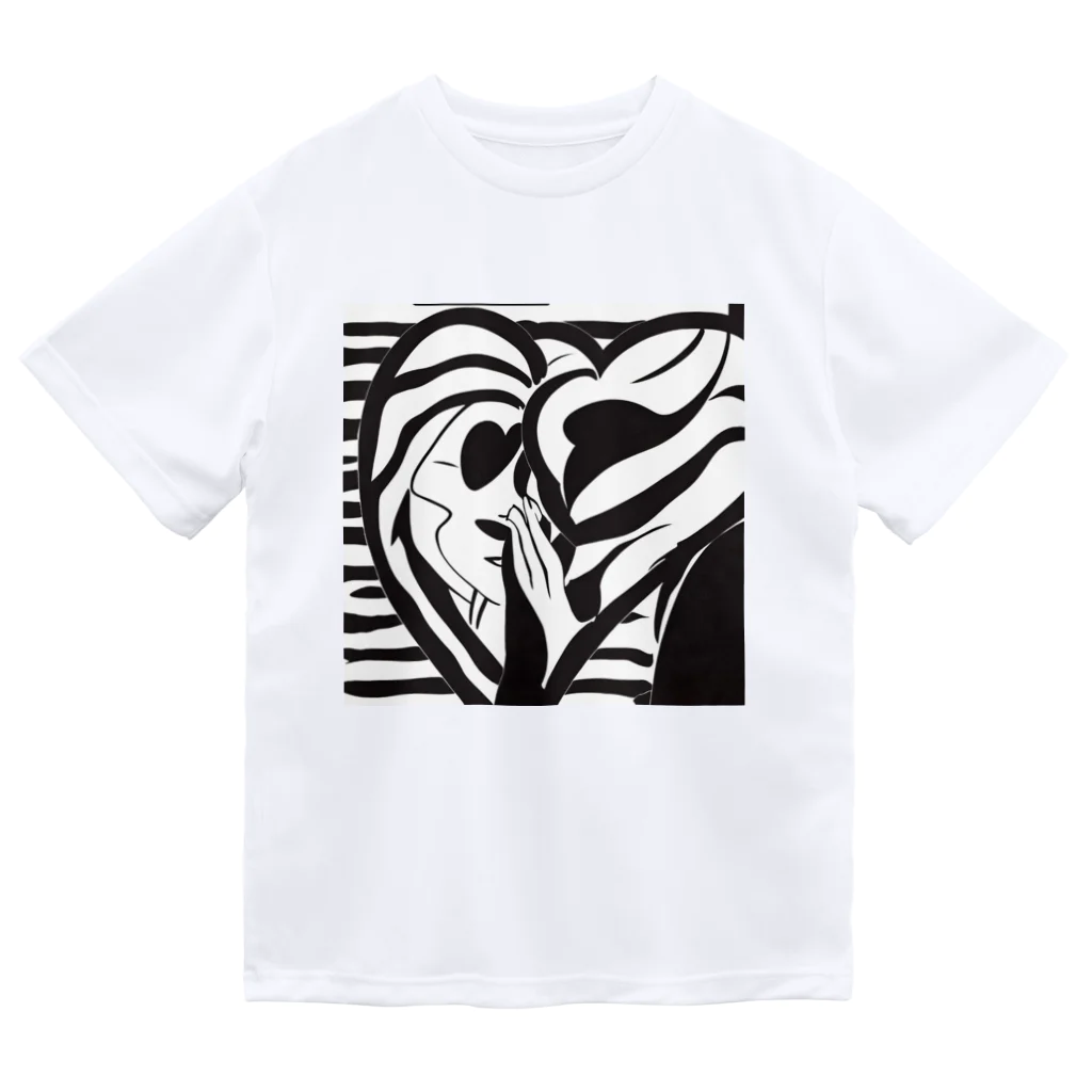 kensuke Ouchiのデザインハート Dry T-Shirt