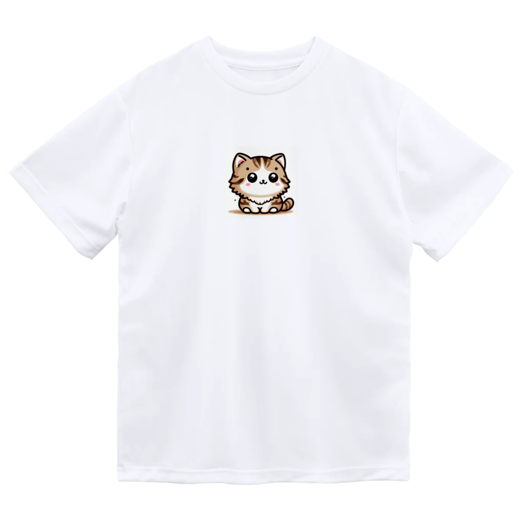 キュートなイラストSHOPのかわいい猫ちゃんデザイン☆LINE風アイテム　Lサイズ有 ドライTシャツ