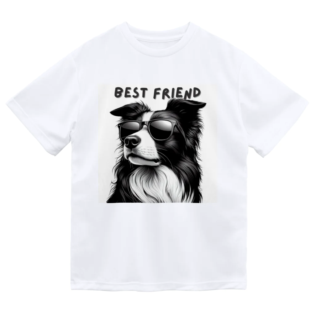 ビビりな番犬くんのBest Friendわんこ Dry T-Shirt