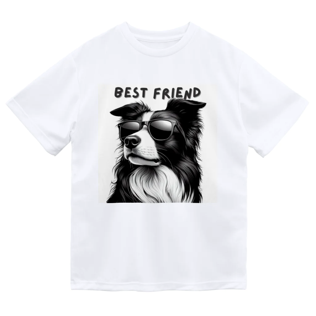 ビビりな番犬くんのBest Friendわんこ ドライTシャツ