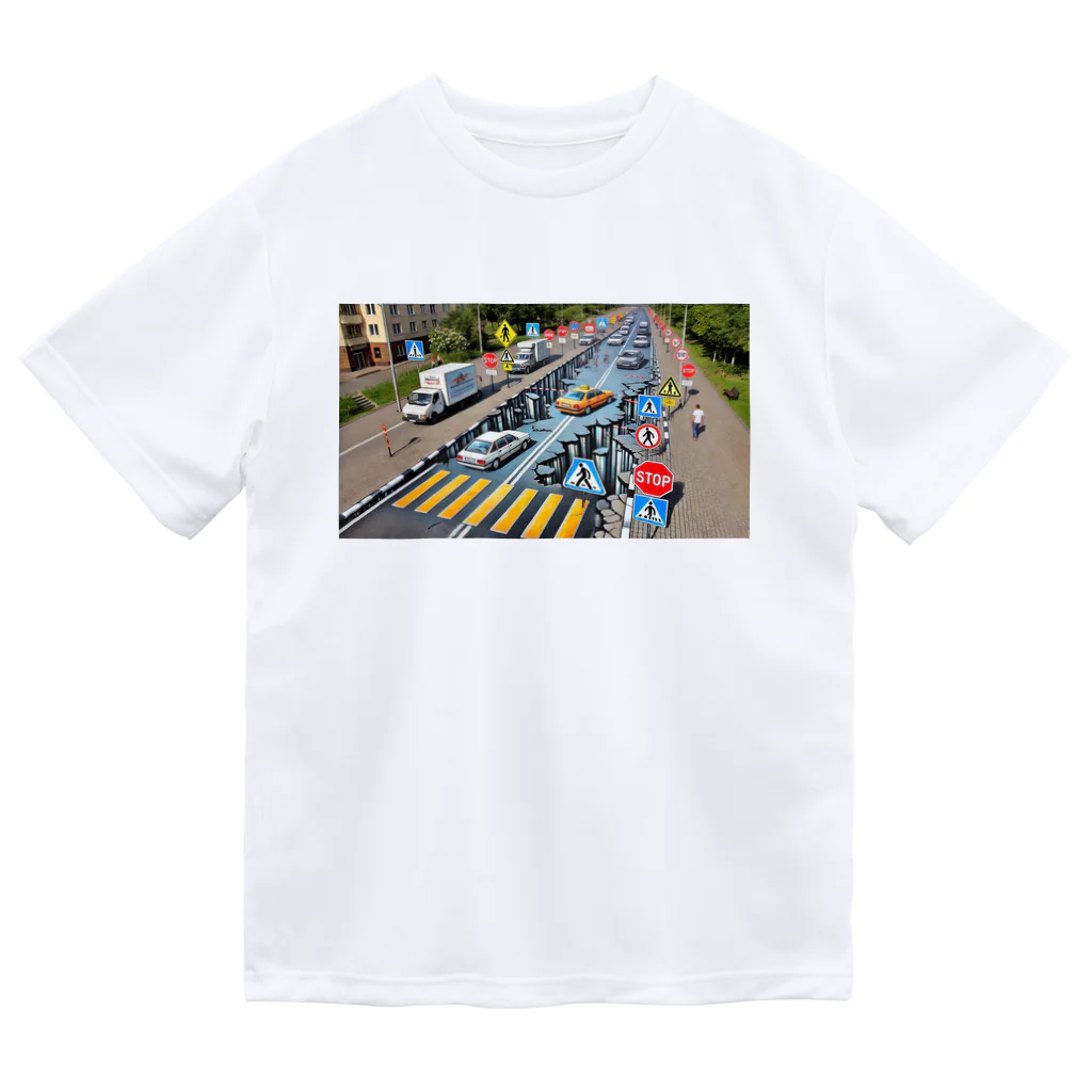 happiness_shopの事故のない未来へ Dry T-Shirt