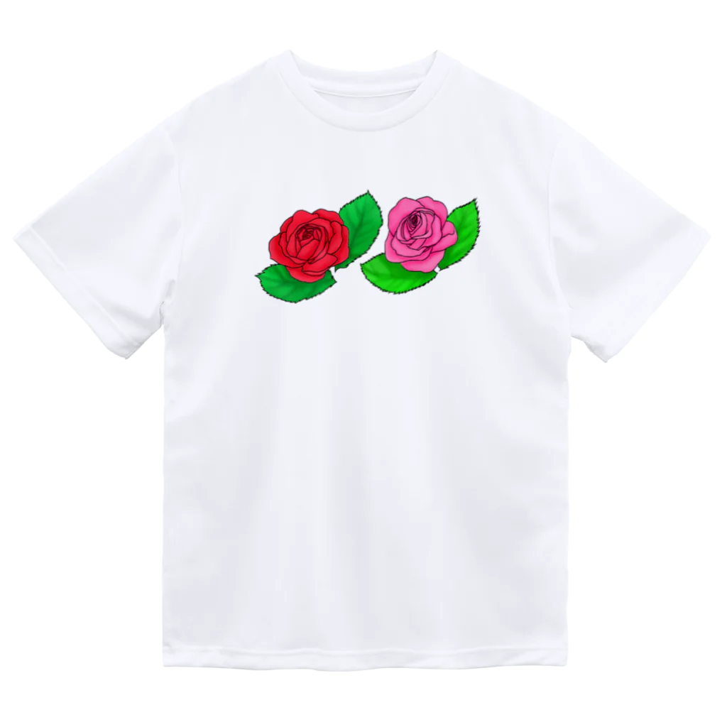 Lily bird（リリーバード）の薔薇のステッカー ミニサイズ ドライTシャツ