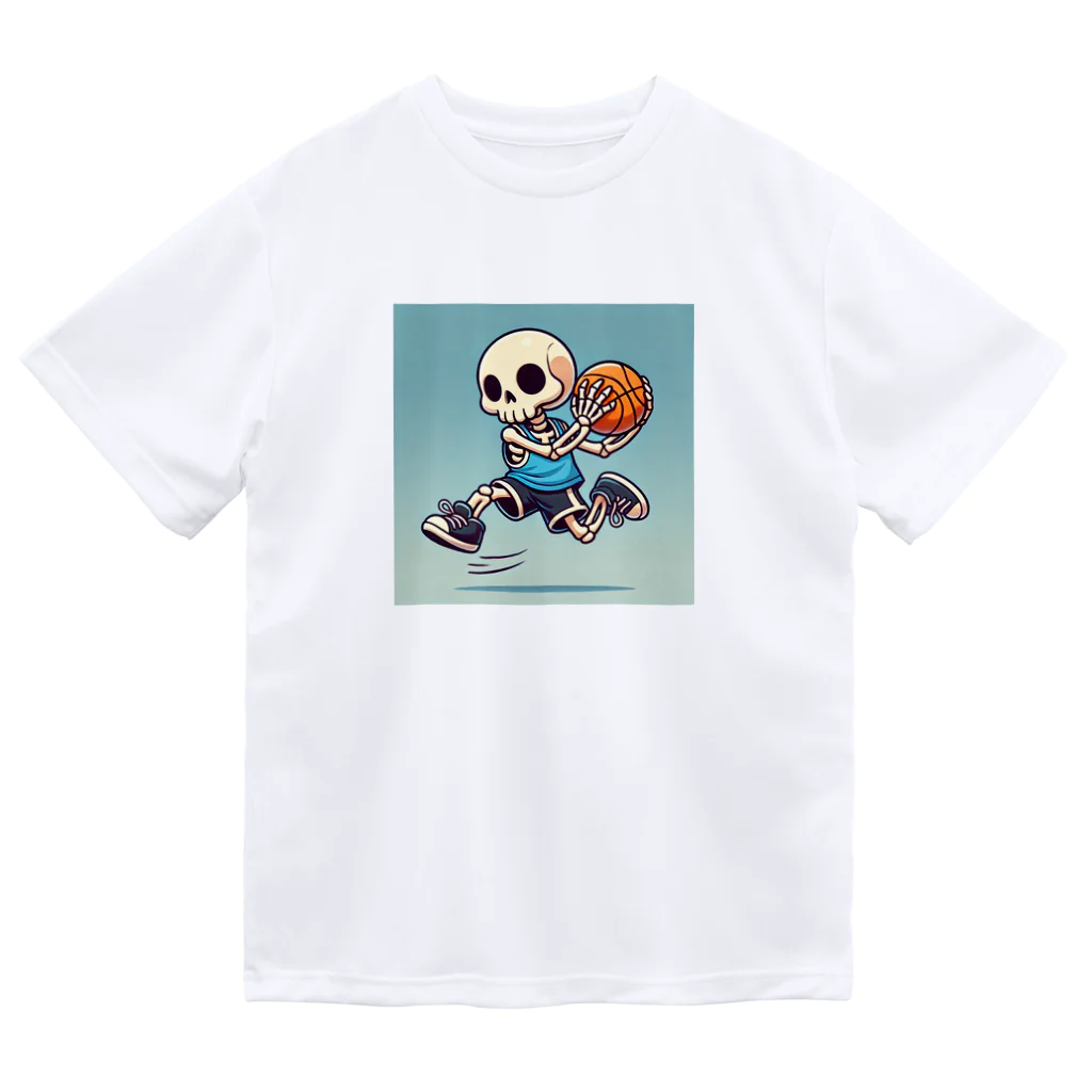 Oz techのスカルフープ：ゴーストプレイヤーのダンクショット Dry T-Shirt