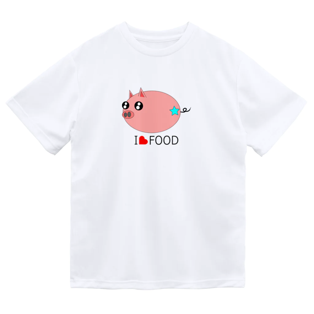 Yuko’ｓ Galleryのこぶたのラブちゃん ドライTシャツ
