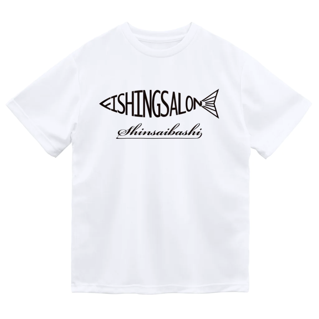 フィッシングサロン心斎橋ONLINEのFSSフィッシュロゴ（黒） Dry T-Shirt