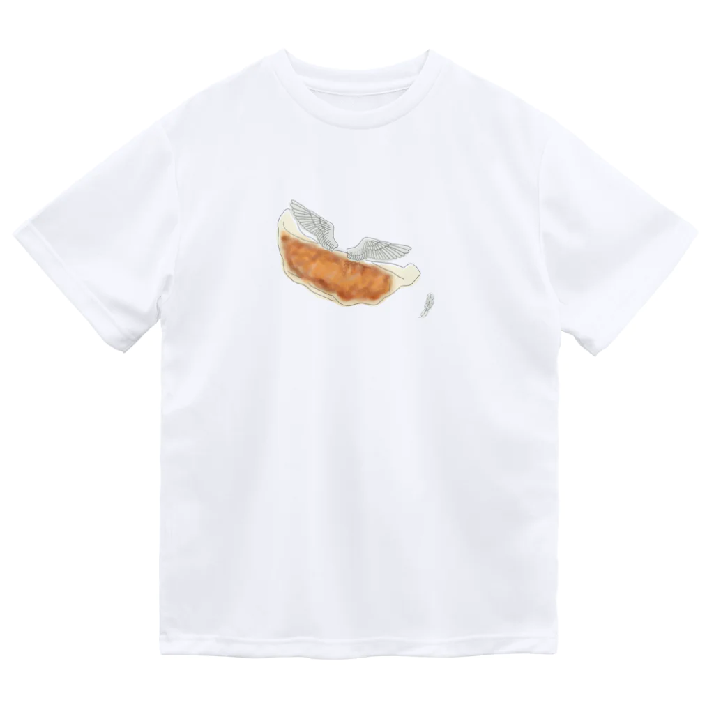 ざわ屋の羽つきギョウザ(焼き) ドライTシャツ