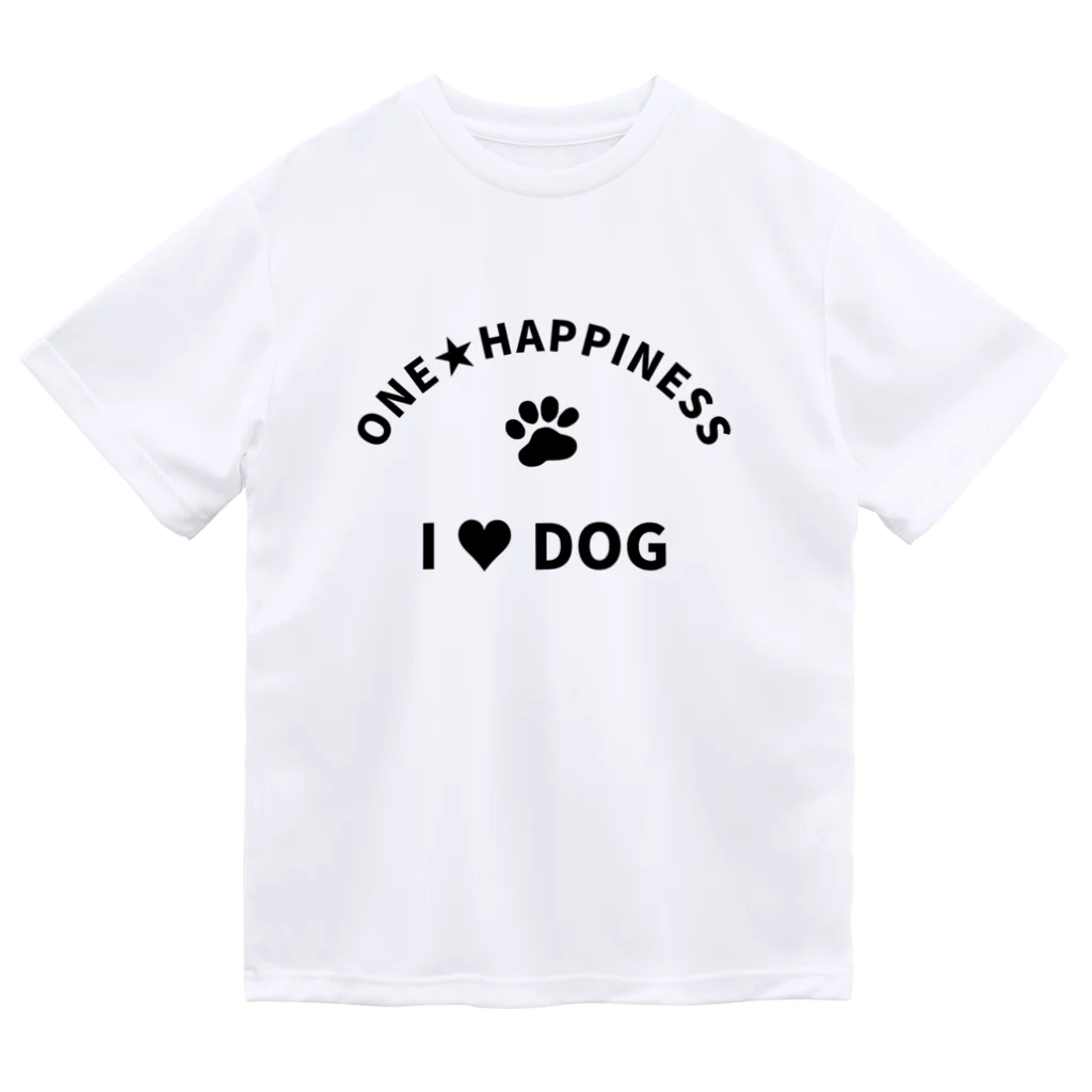 onehappinessのI LOVE DOG　ONEHAPPINESS Dry T-Shirt