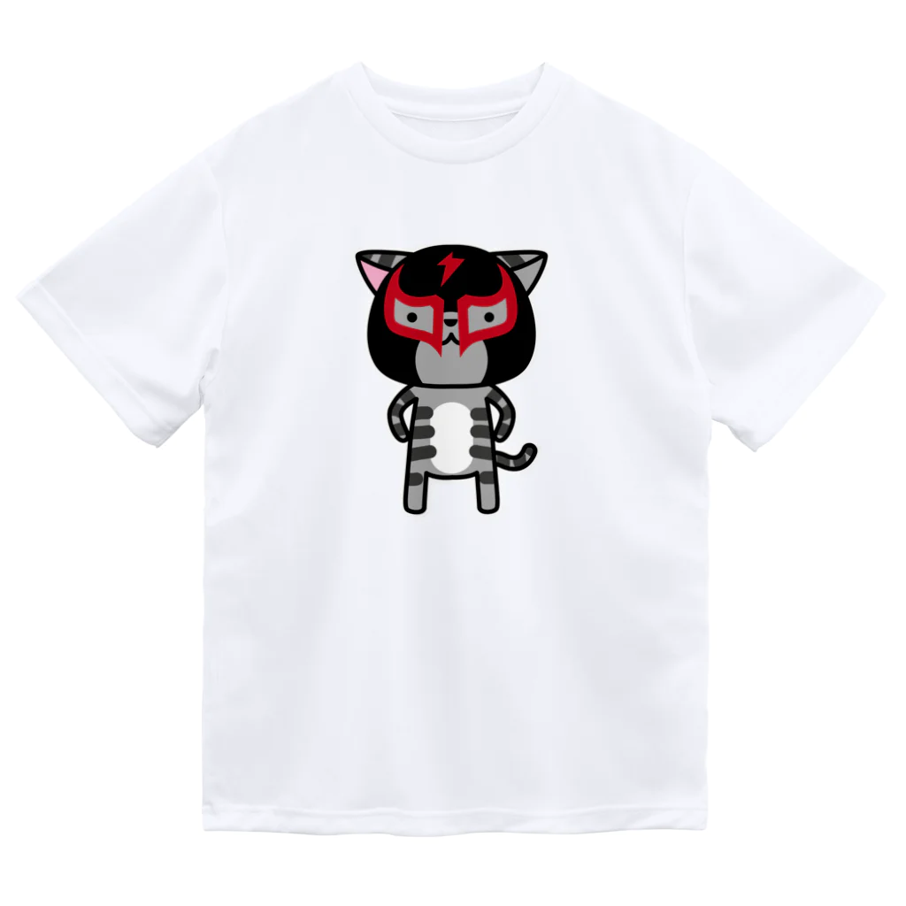 LUCHAの猫ルチャドール#2 ドライTシャツ