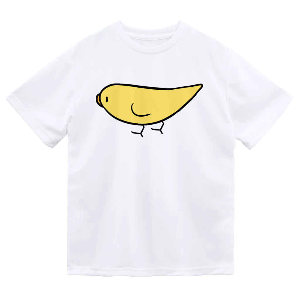 まめるりはことりのとことこセキセイインコルチノーちゃん【まめるりはことり】 ドライTシャツ