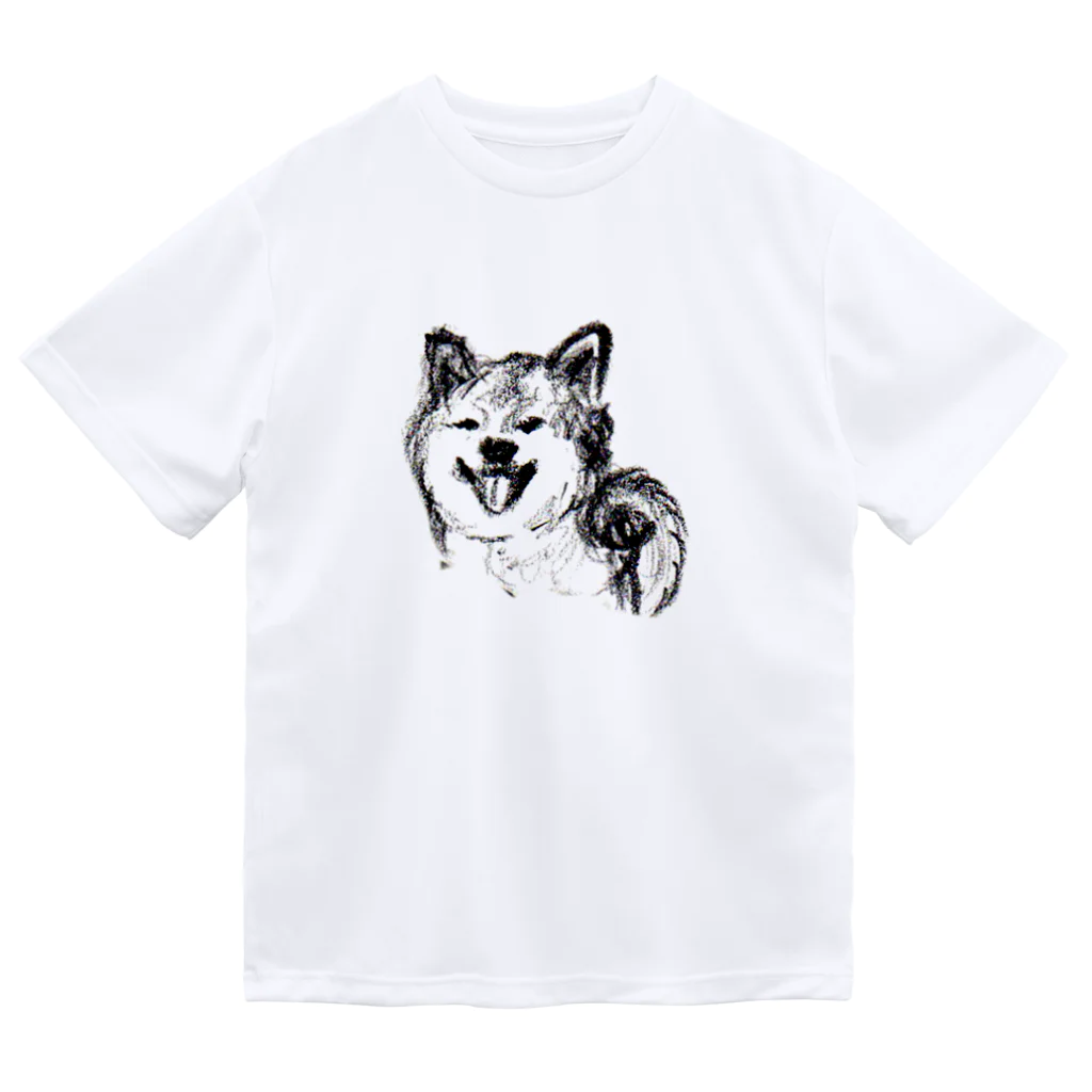 momenkoTWのにっこり日本犬♡ Dry T-Shirt