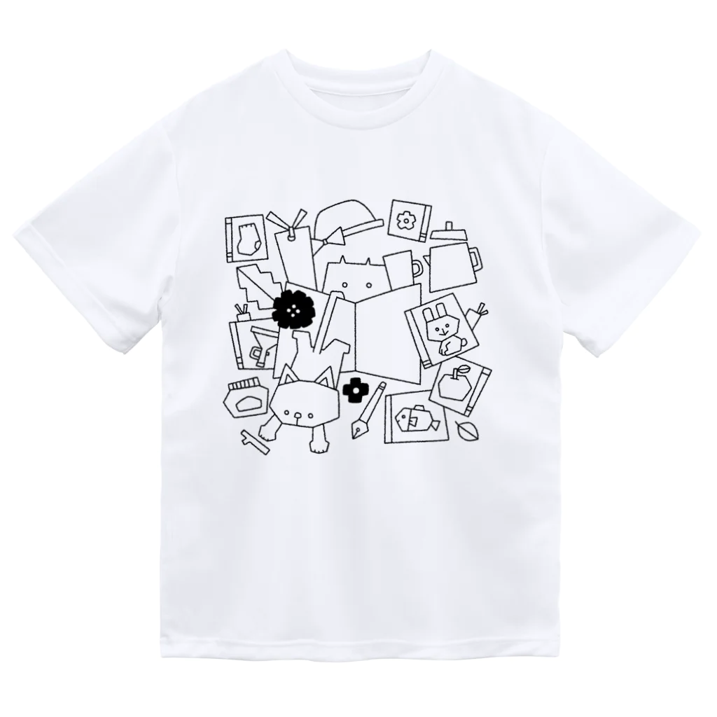 Illustrator イシグロフミカのBOOKCATCOFFEE Dry T-Shirt