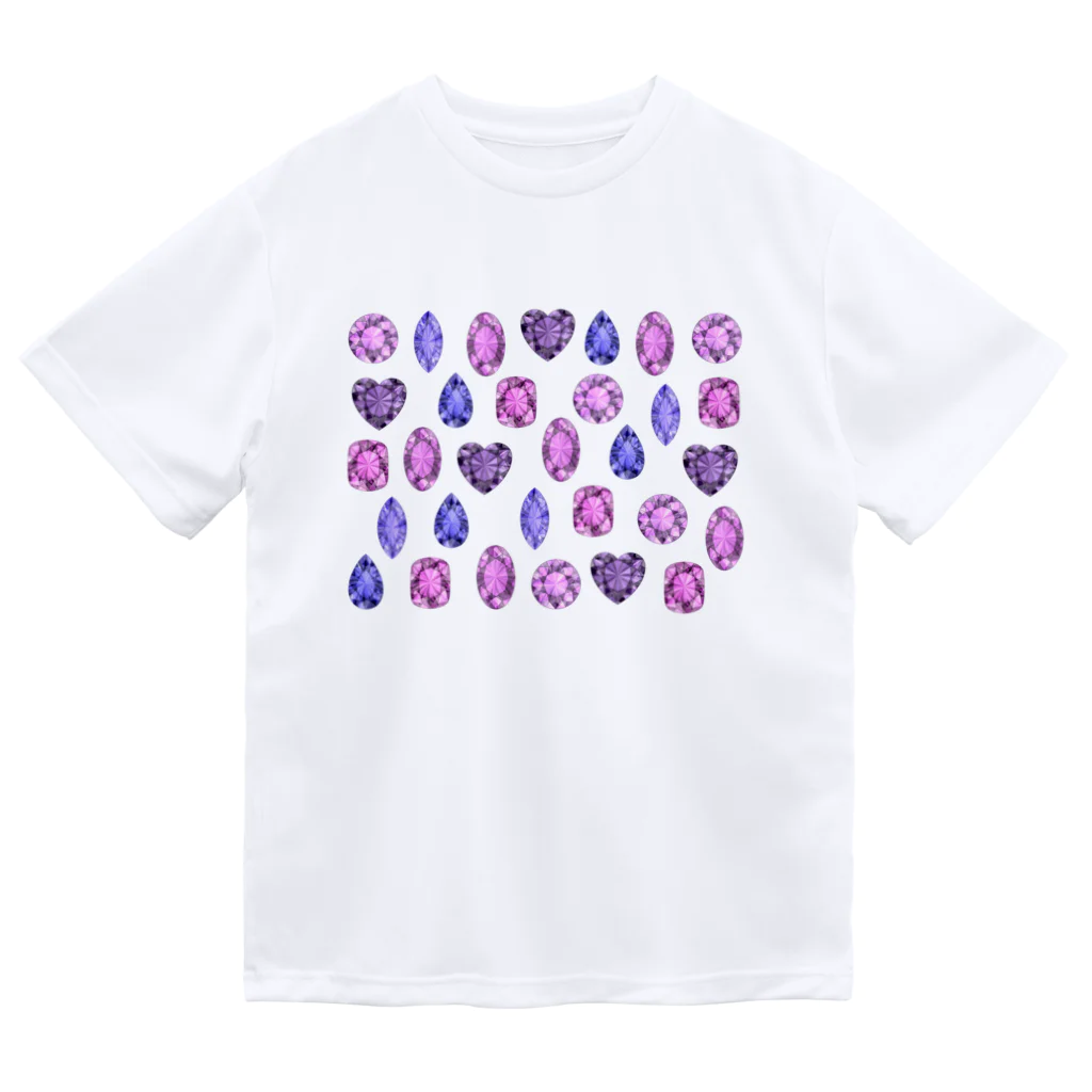 つきしょっぷの紫色の宝石 Dry T-Shirt