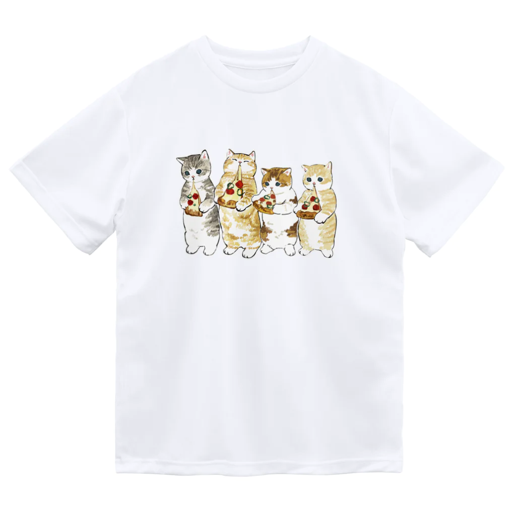 mofusandのみよーんピザ ドライTシャツ