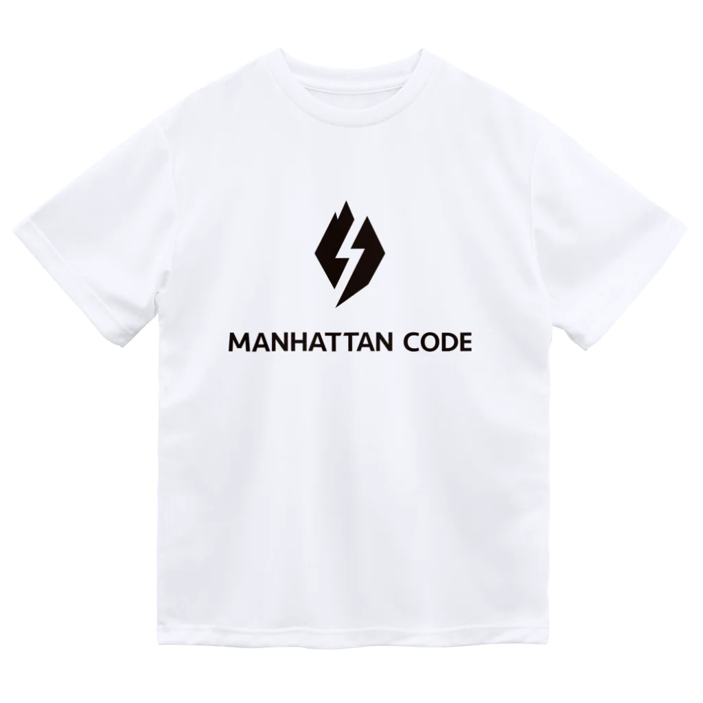 Manhattan Code inc.のMHT_LOGO ｰ BLACK Dry T-Shirt