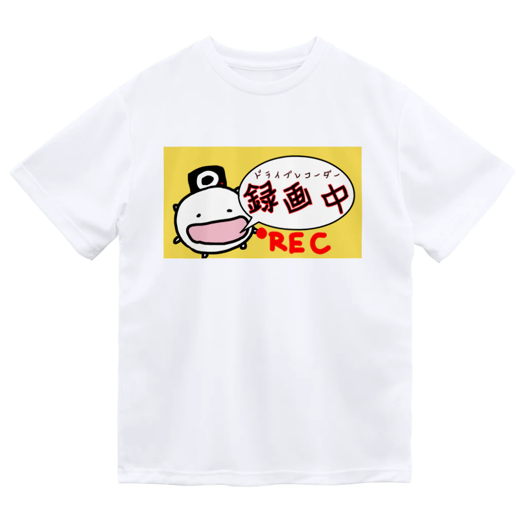 ダイナマイト87ねこ大商会のドライブレコーダー録画中なねこです Dry T-Shirt