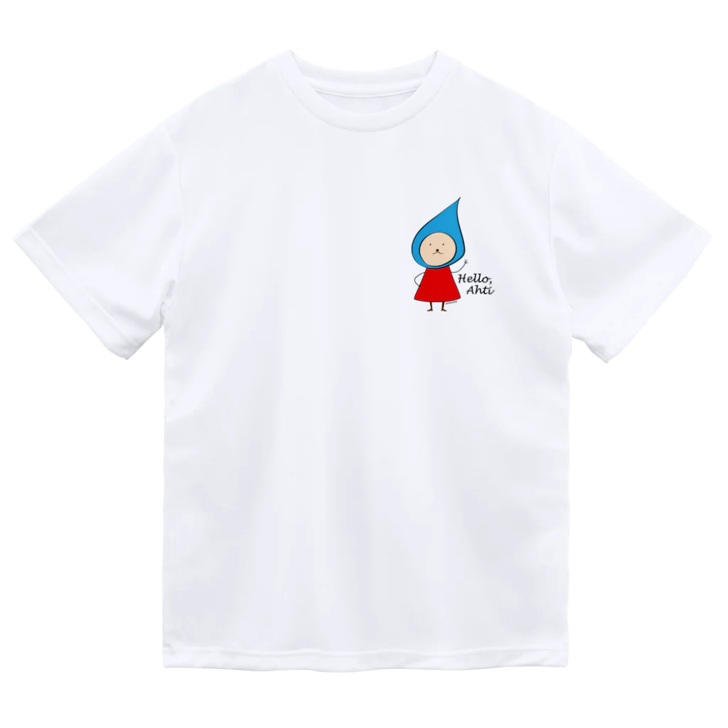 ソラリスさんのHello, Ahti ステッカー ドライTシャツ