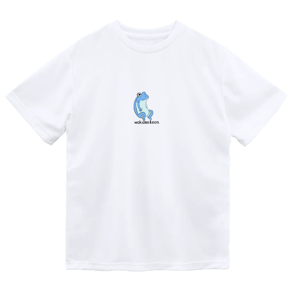 Wakameleonの水色のカエルちゃん Dry T-Shirt