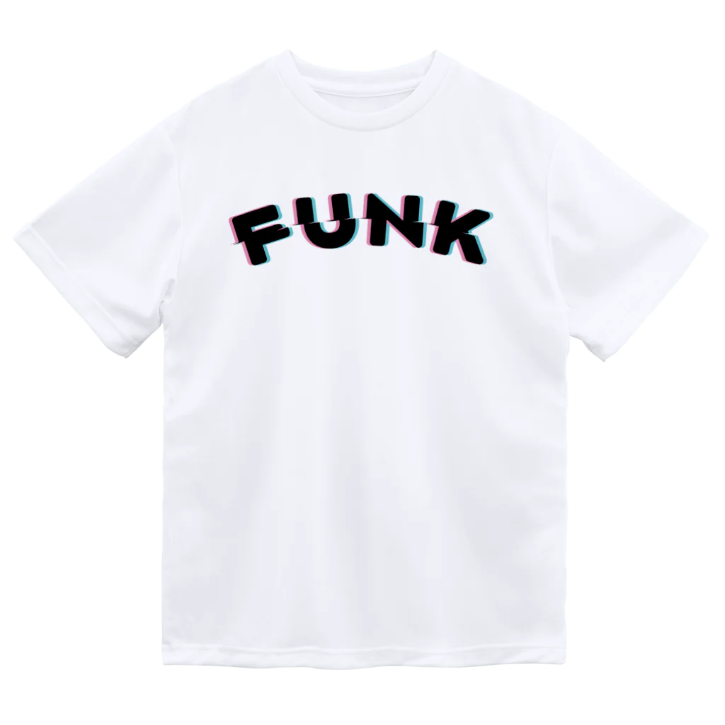 SANKAKU DESIGN STOREの赤青/青赤 やわらか FUNK。 黒 ドライTシャツ