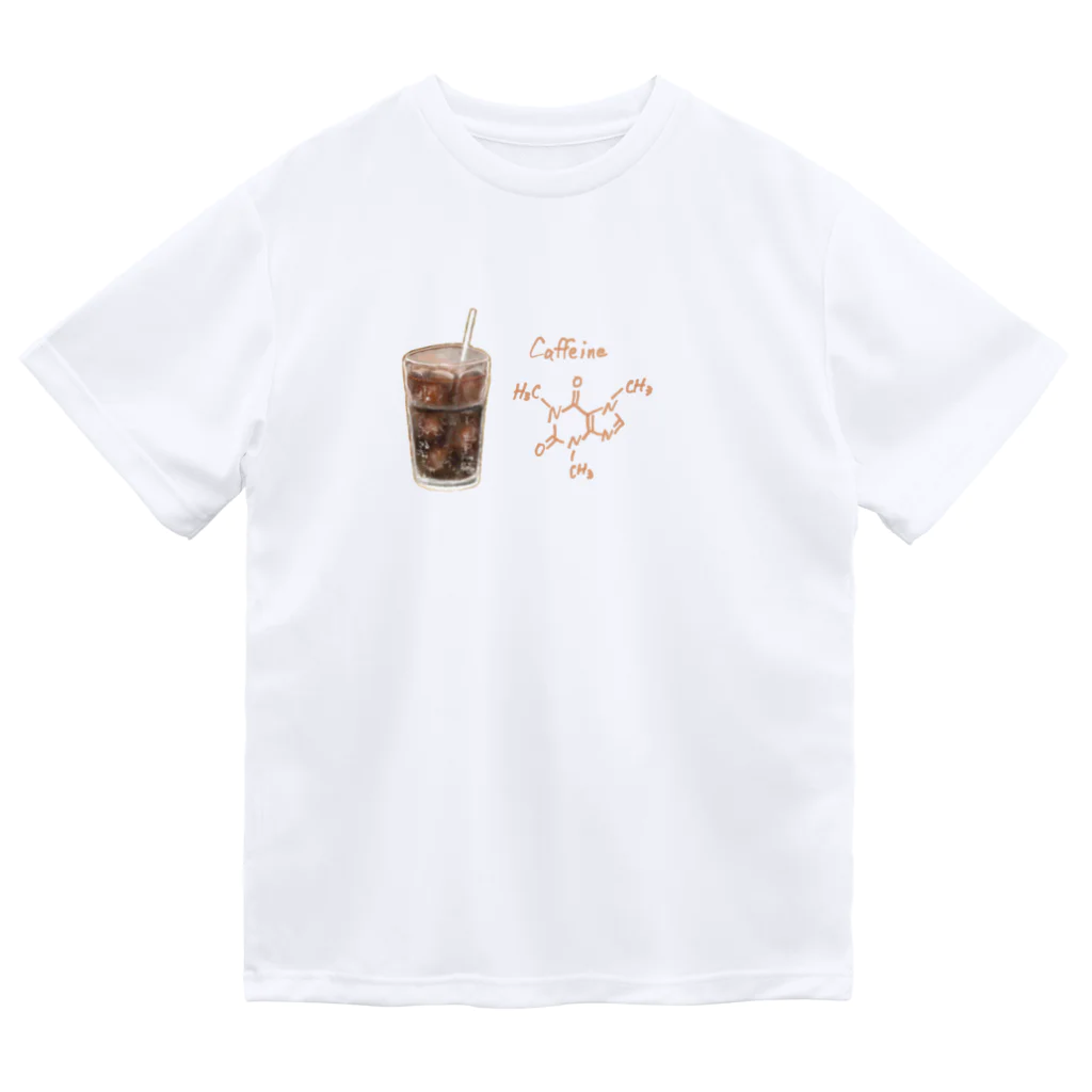 そらまめのカフェイン　アイスコーヒーバージョン ドライTシャツ