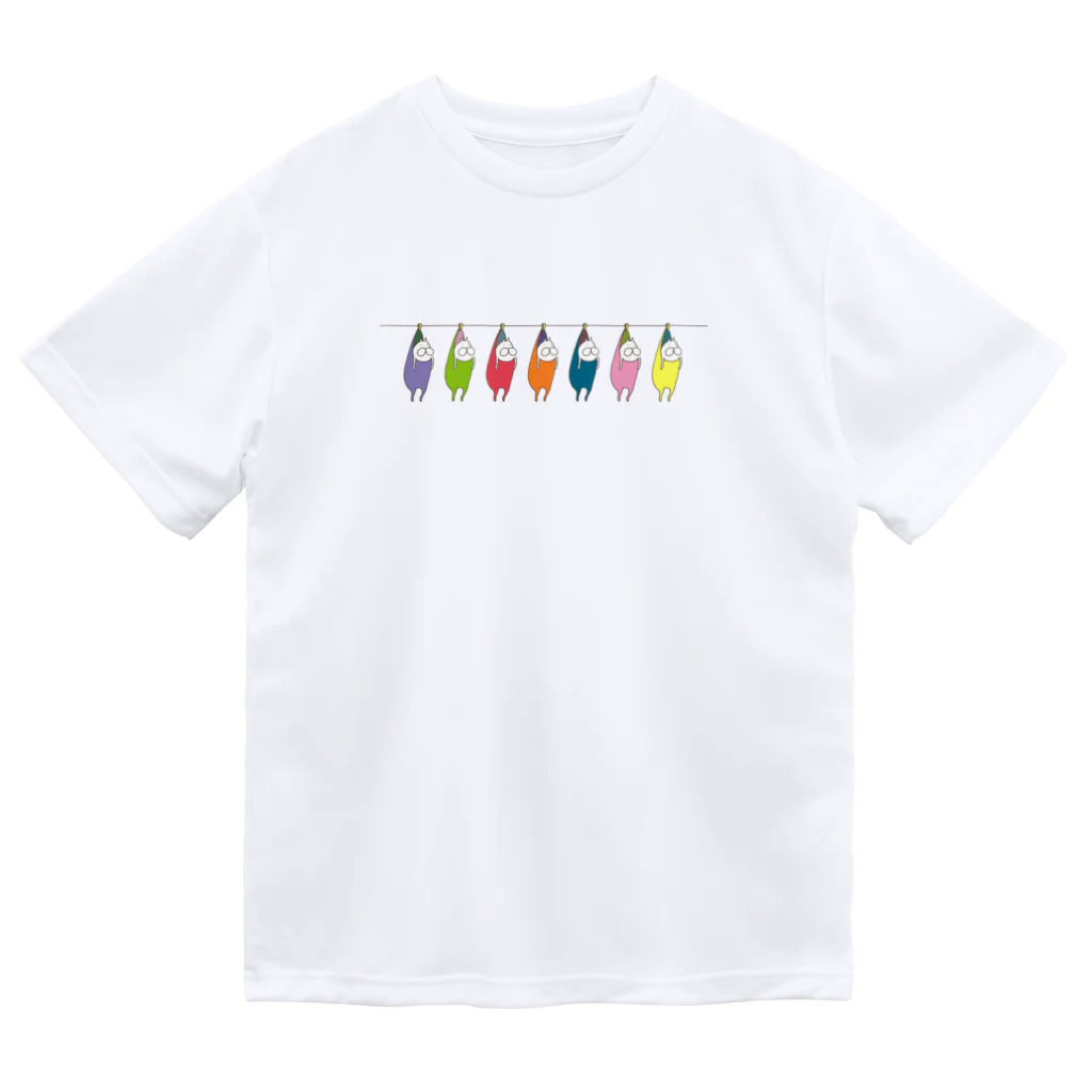 くらきち ONLINE SHOPのねこタイツの洗濯 ドライTシャツ