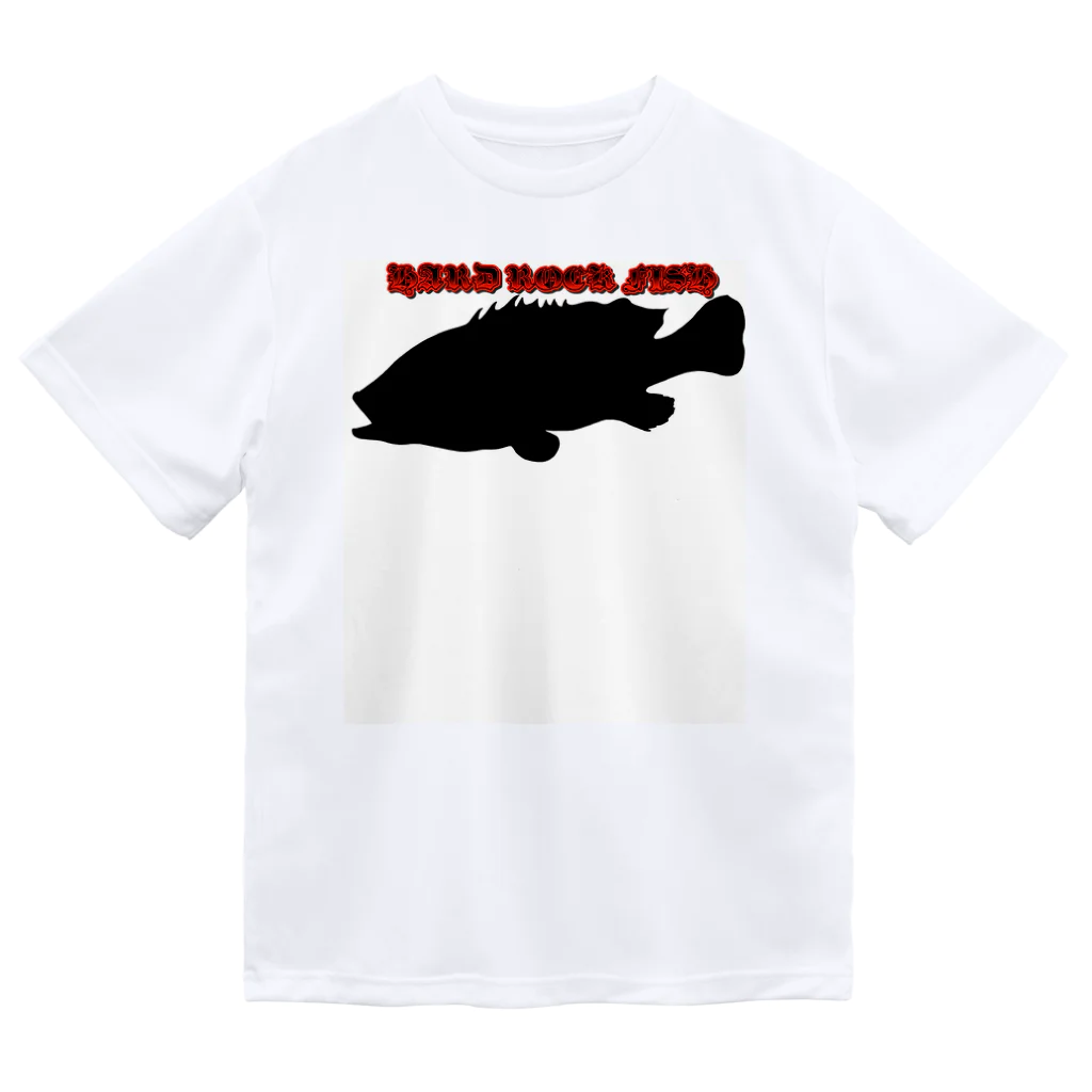 釣り好きのHARD ROCK FISH  ドライTシャツ