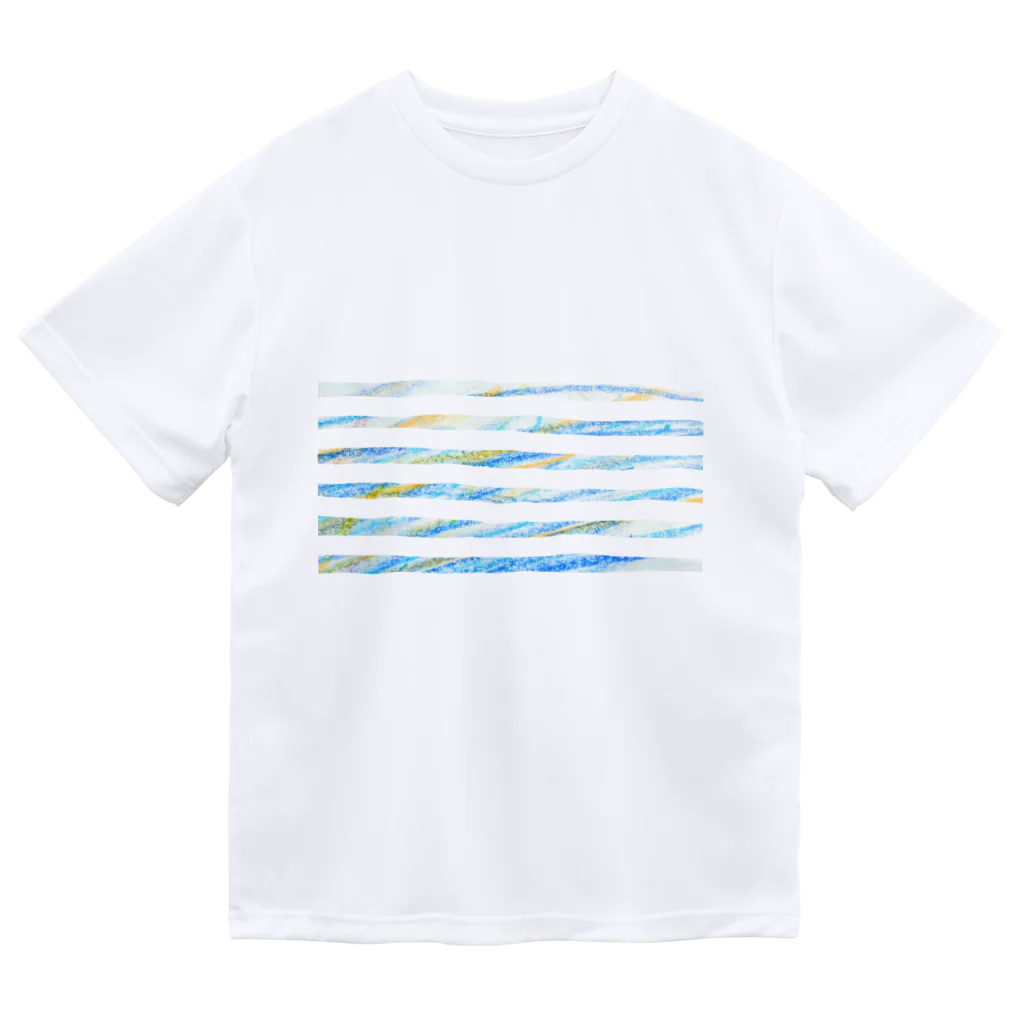 liliumの子供のらくがき【夏色ボーダー】 Dry T-Shirt