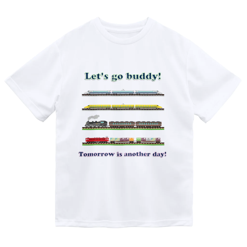 もけもけのLet’s go buddy! Dry T-Shirt