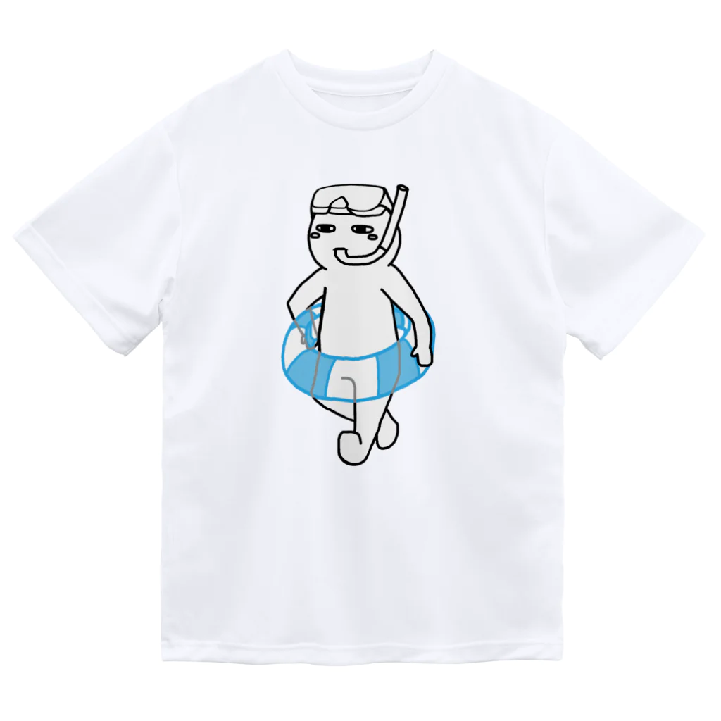 思う屋の夏は嫌いだ(文字無し) ドライTシャツ