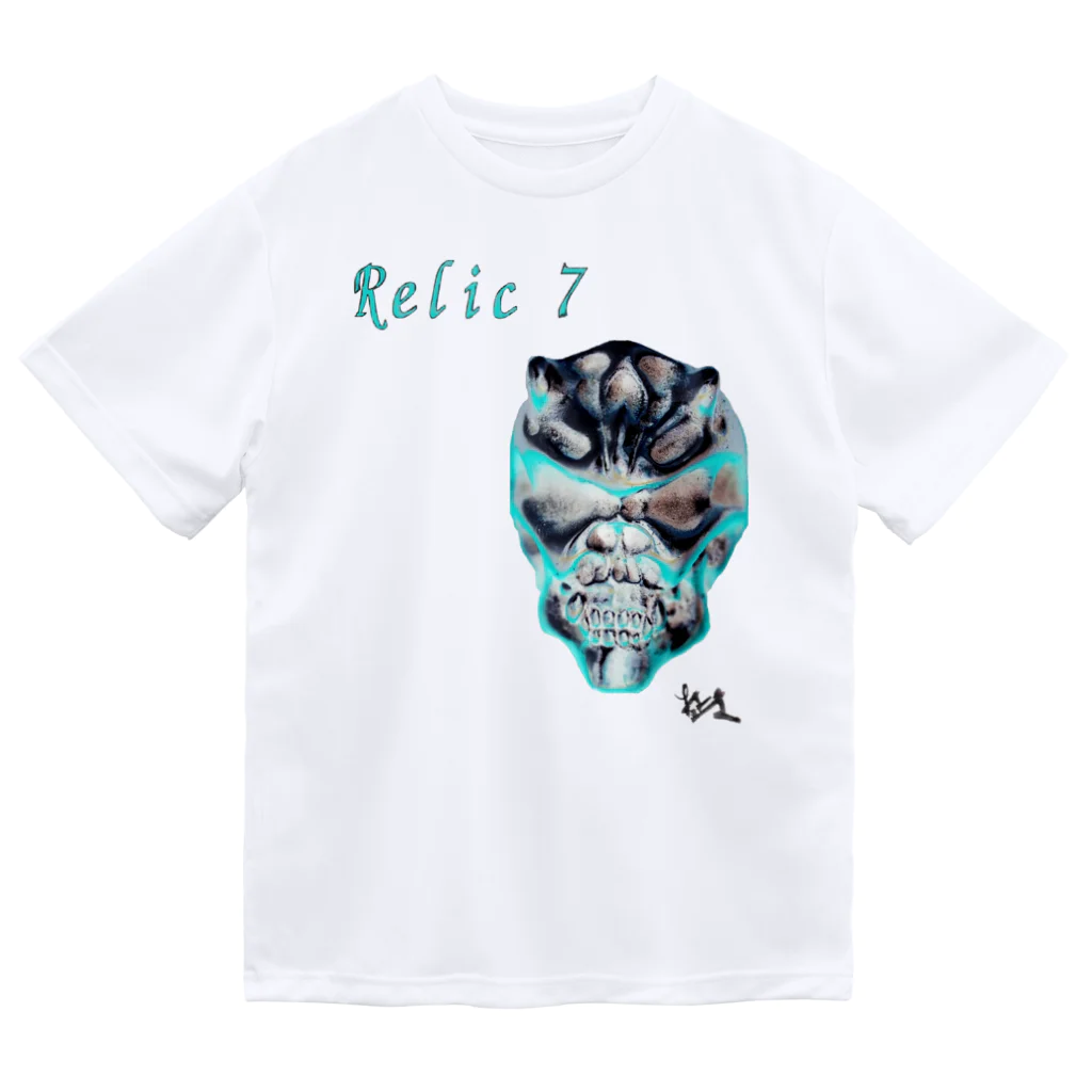 Relic7のRelic 7　二角鬼スカル Dry T-Shirt